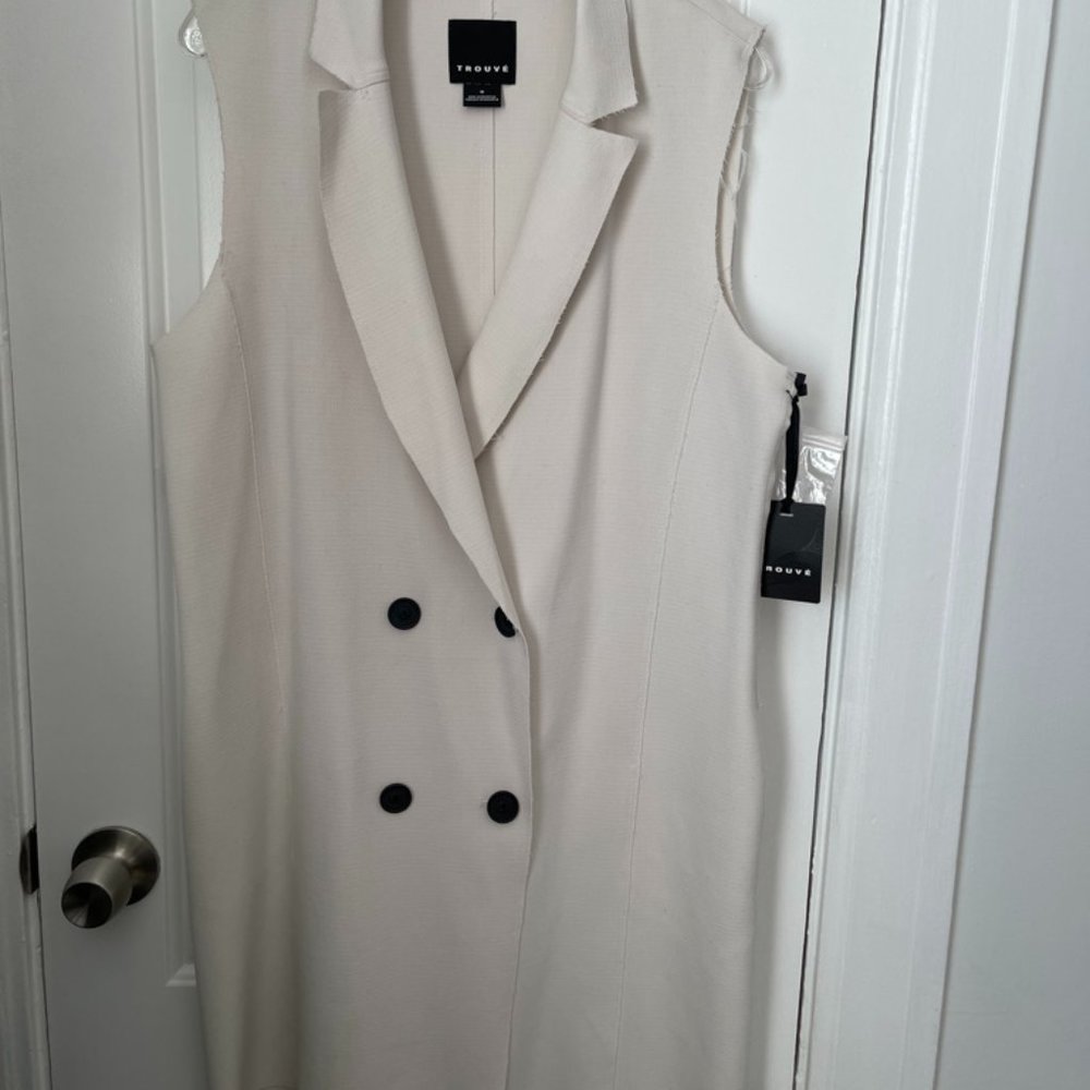 NWT Trouvé Long Oversized Vest